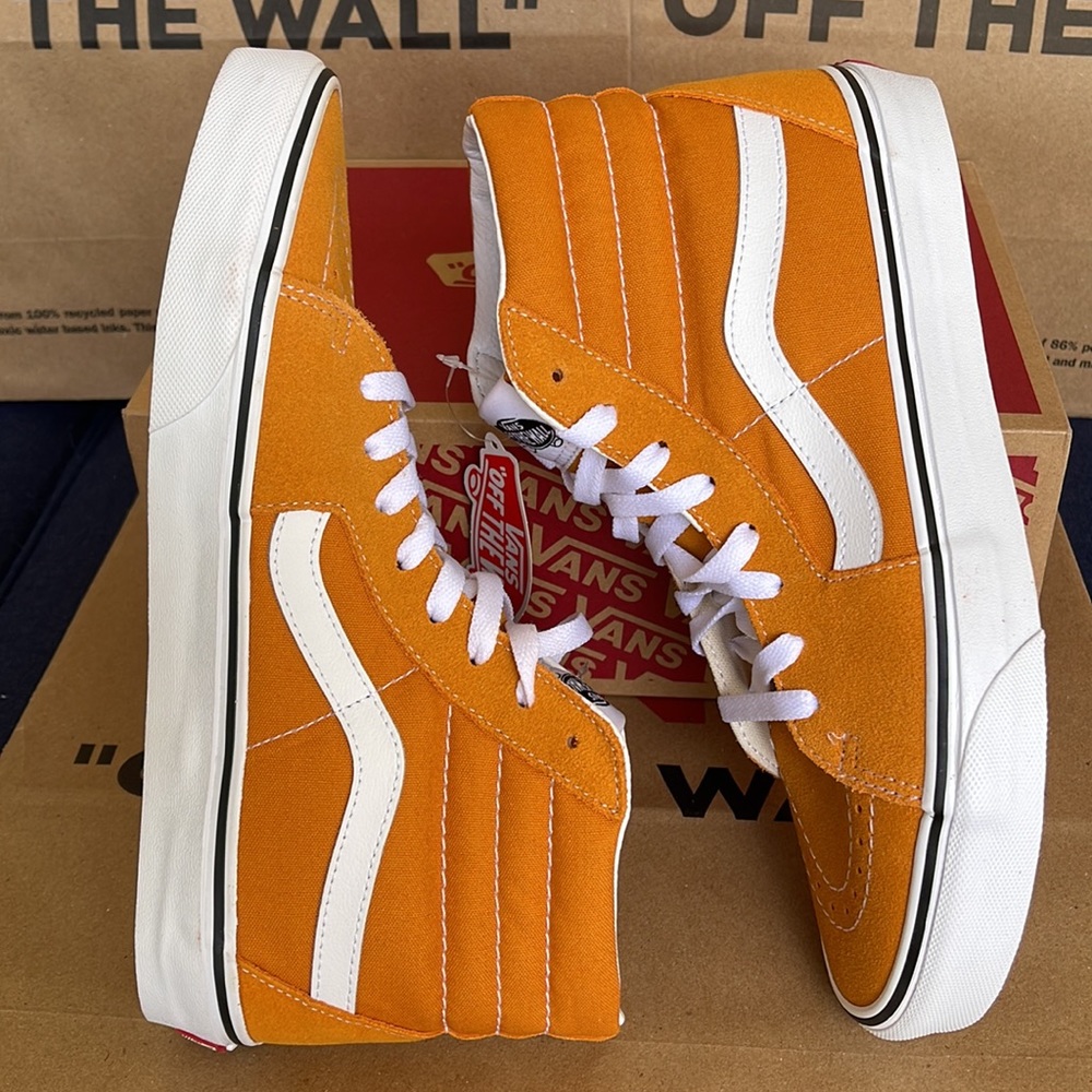 Vans Sk8-HI Desert Sun/True White Mens - Picture 12 of 16